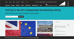 Desktop Screenshot of fullfact.org